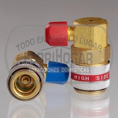 ADAPTADOR CARGA PAR MANGUERAS GAS 12 Y 134