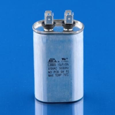 CAPACITOR AIRE ACONDICIONADO 10 MFD 370V OVALADO