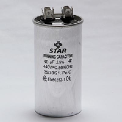CAPACITOR AIRE ACONDICIONADO 40 MFD 440V REDONDO