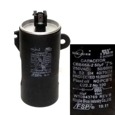 CAPACITOR LAVADORA WHIRLPOOL 50MFD 250V ORIGINAL XPERT